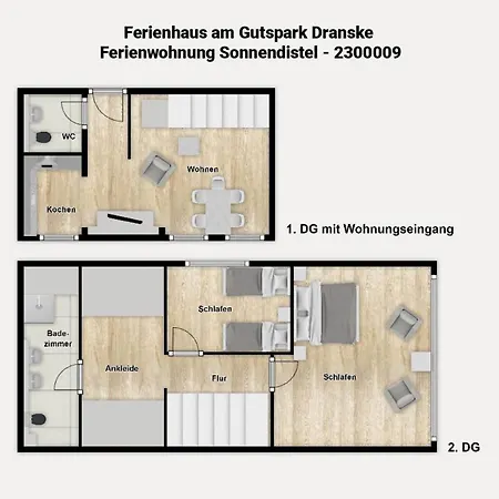 Am Gutspark Drankse Sonnendistel Apartamento Dranske